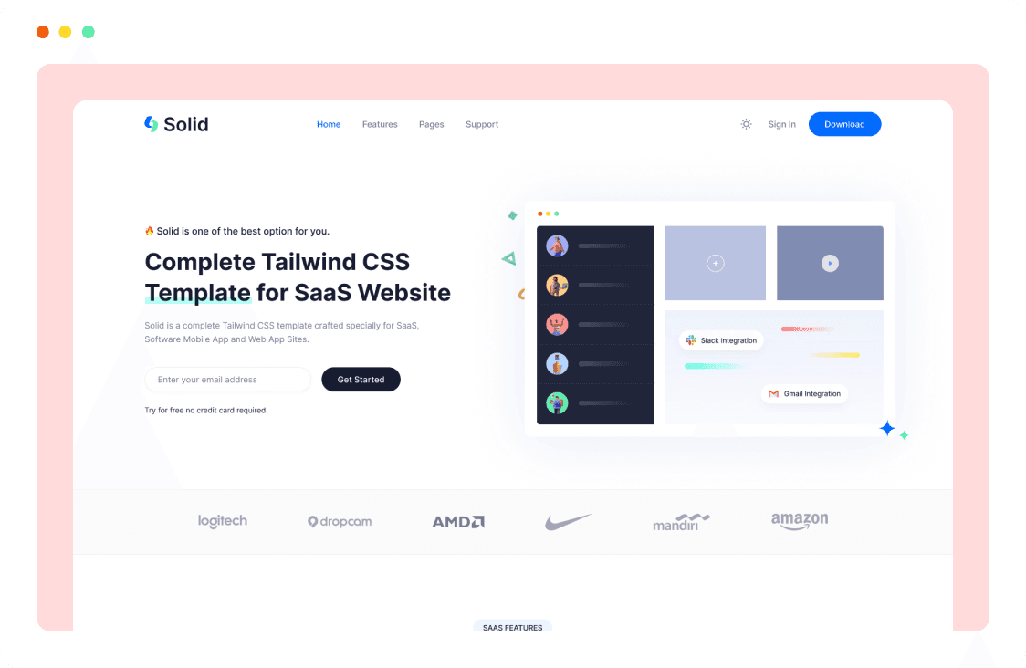 The Neat & Clean User Interface.